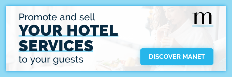 Manet. Promote and sell your hotel services to your guests