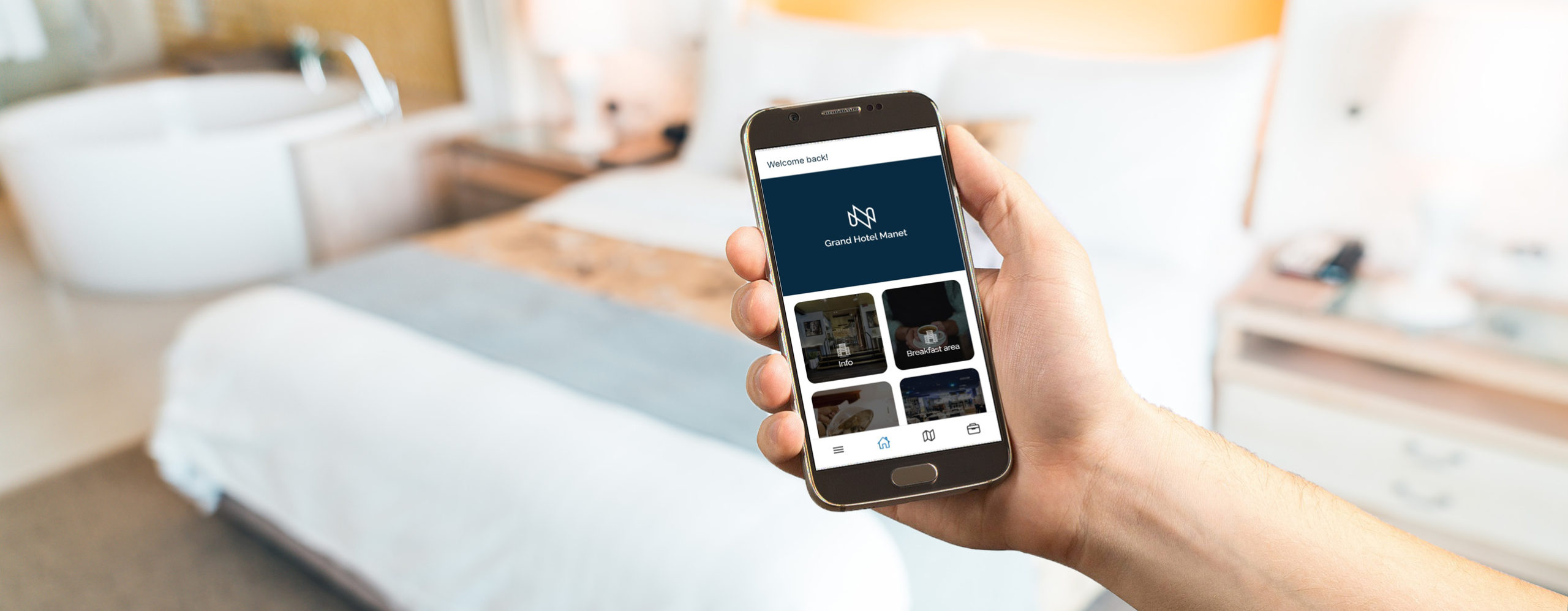 Manet app for hotels